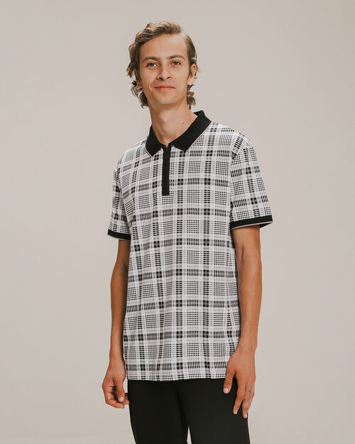 Polo Fit Regular Cuadros